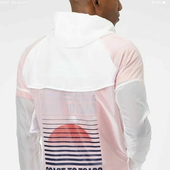 Nike Blue Ribbon Sports Unisex Windrunner Running Jacket CJ4502-100 (White) - Picture 5 of 8